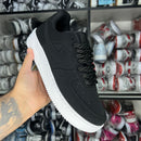 Air Force Nobuck (Linha Premium) x Preto/Branco