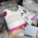 Air Force 1 Coração Rosa