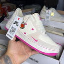 Air Force 1 Coração Rosa