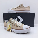 All Star Linha Premium Couro Palmilha em Gel x Bege