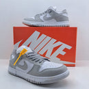 Nike Dunk (Linha Premium) x Branco/Cinza